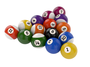 Billiard balls PNG-85034